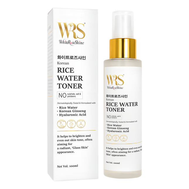 Whiteroseshine Korean Rice Water Toner for All Skin Types