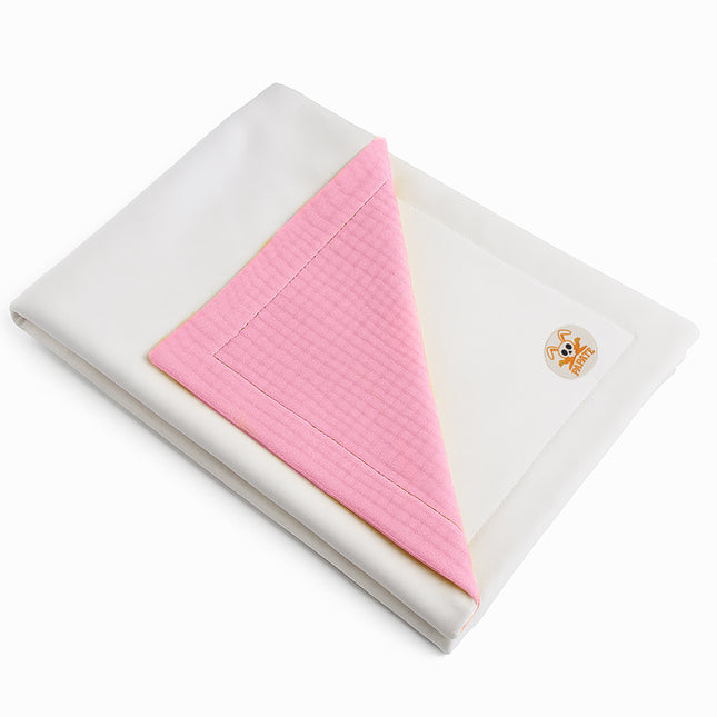 Organic Cotton Fleece Blanket -  Pink
