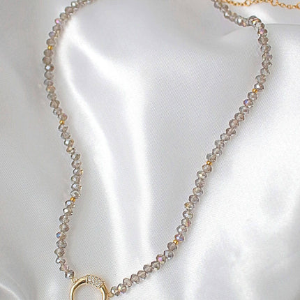 18 Karats Chrome Austrian Crystals Choke