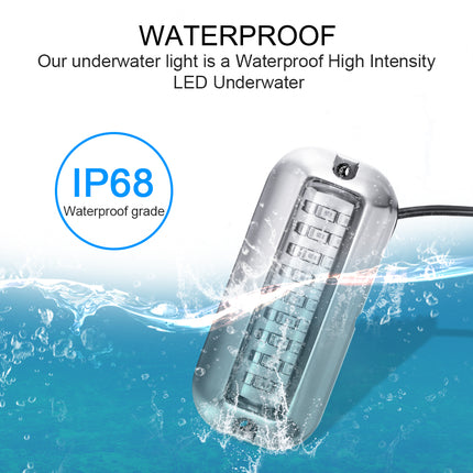 Stainless steel LED underwater pontoon ship light