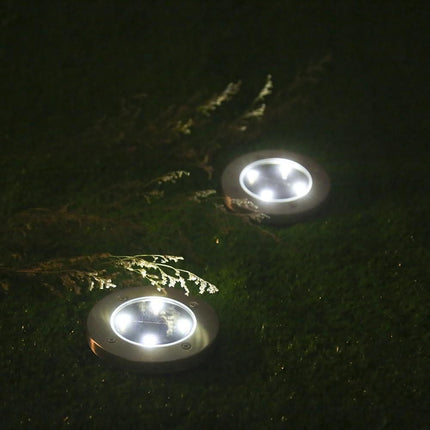LED Solar Powered In-Ground Lights - Solar Pathway Lights