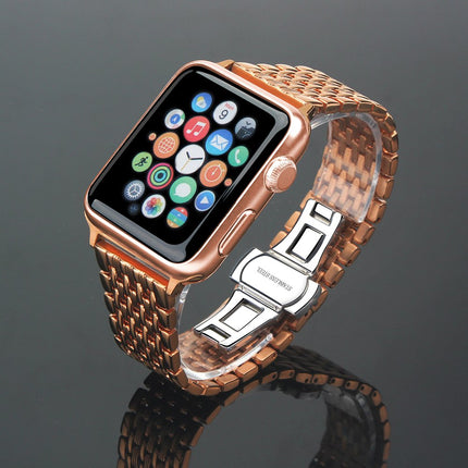 Stainless Steel Rose Apple Watch Band