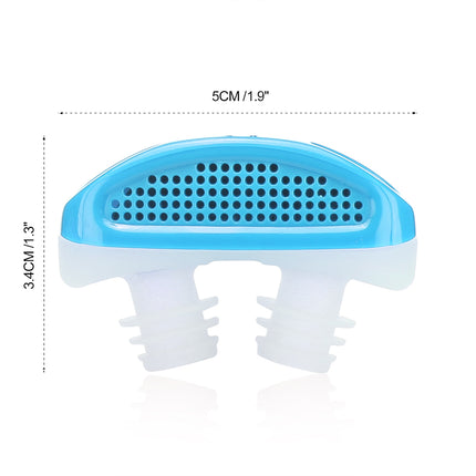 Silicone Anti Snore Relieve Snoring Device Blue