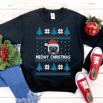 Meowy Christmas Sweatshirt