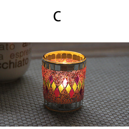 Handmade Glass Candle Holders