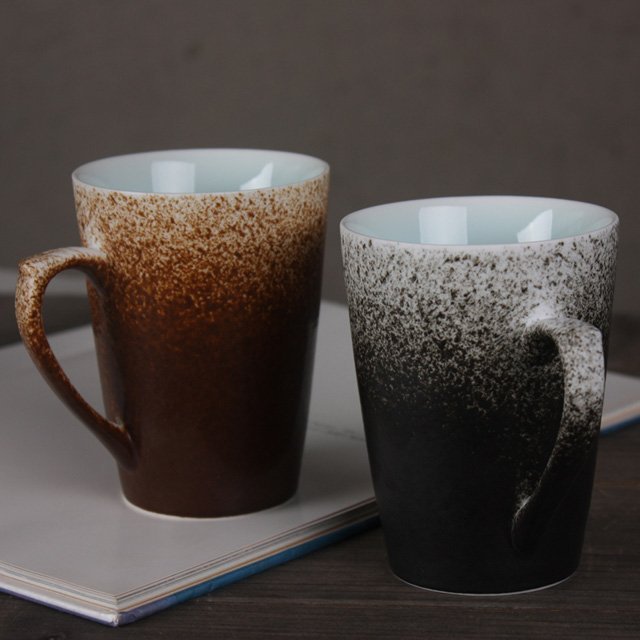 Art Retro Gradient Color Ceramic Cup