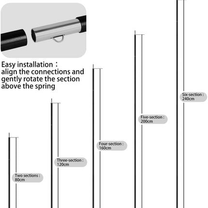 Adjustable Tent Pole - Set