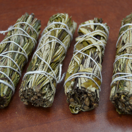 4 Pcs Yerba Santa Sage Smudge Bundle 4"