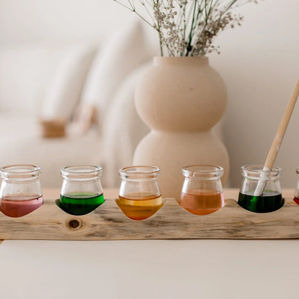 QToys Australia (USA) Wooden Paint Pot Holder