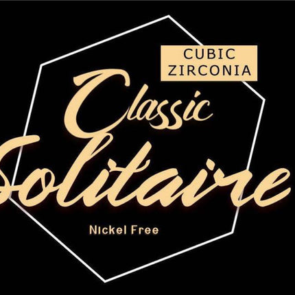 Classic Solitaire Necklaces. Silver or Gold. 10 necklaces per display.