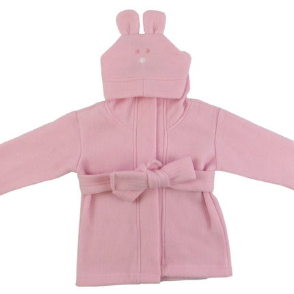 Bambini Fleece Robe With Hoodie