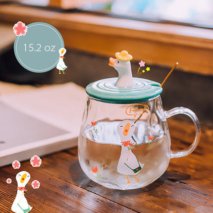 Duckling Glass Cup