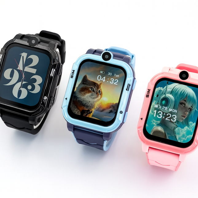 4G Kids Smartwatch with GPS Video Call Camera Sim Card for Boys Girls
