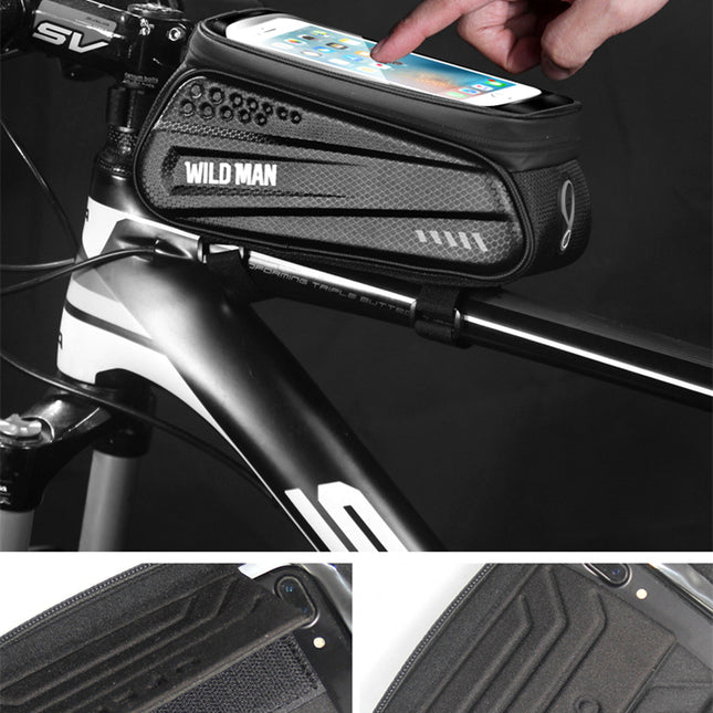 Rainproof Touch Screen Bag Bike Top Tube Mountain Bag