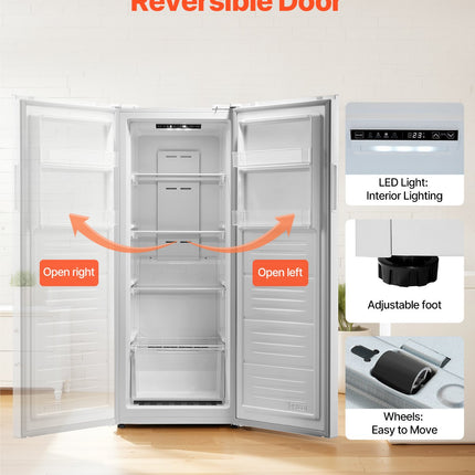 Convertible Freezer/Refrigerator 11 Cu.Ft Frost Free Upright Freezer