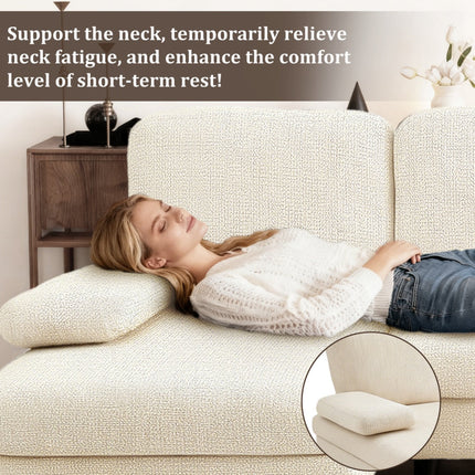 U-shaped Combination Sofa, Double Lounge Chair, Chenille Fabric 4-seat