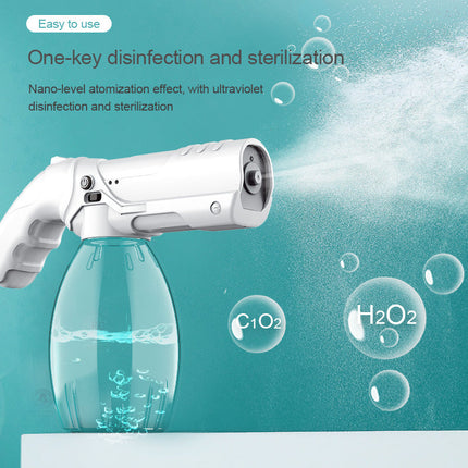 Handheld Wireless Charging Blue Light Nano Atomizing Spray Gun