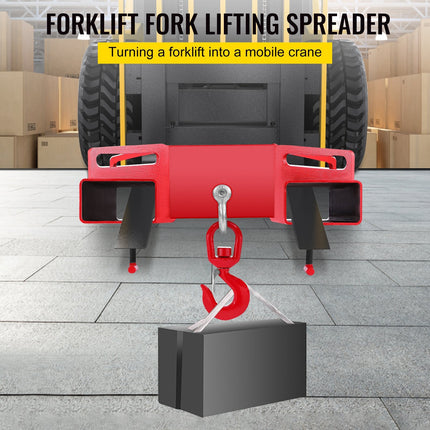 VEVOR Forklift Lifting Hook, 6600lbs Capacity Forklift Lifting Hoist,