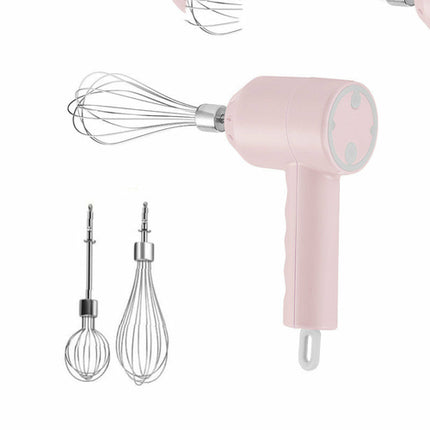 Portable Mini Wireless Electric Egg Beater HandHeld USB