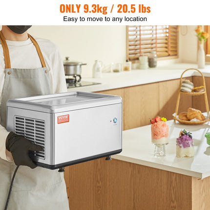 Fried Ice Cream Roll Machine, 19.3" X 14.9" Stir-Fried Ice Cream Pan,