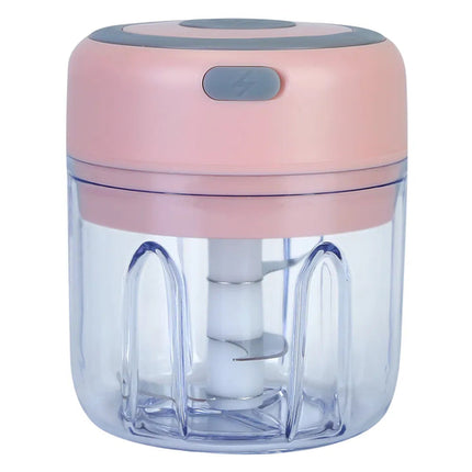 Mini Electric Garlic Chopper Ginger Chopper With 8.45OZ Capacity