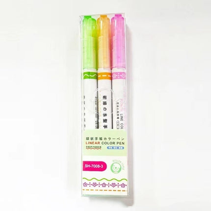 Net Celebrity Creative Curve Pen Roller Outline Pen Student Hand