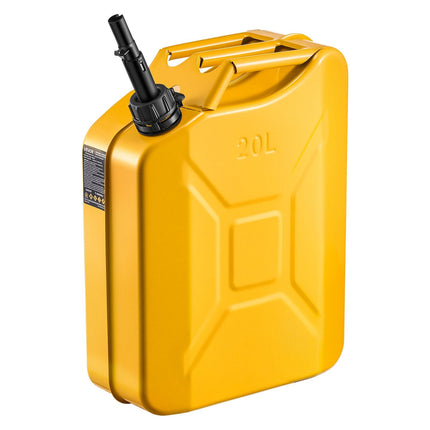 Metal Fuel Container, 5.3 Gallon, Fuel Jerry Can With Spout And