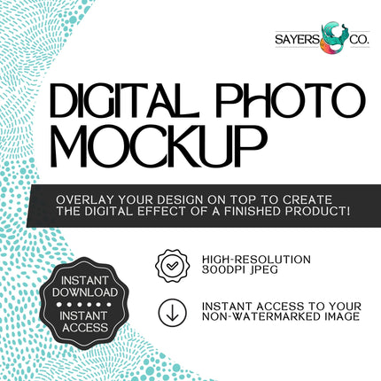 Halloween Skull Digital Photo Mockup | High-Resolution 300dpi JPEG |