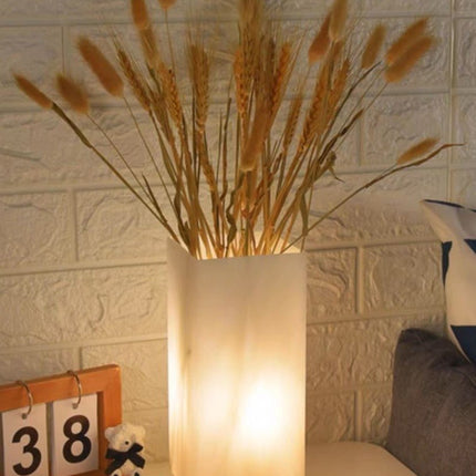 Dimmable Flower Vase Beside Decorative Table Lamp for Rustic Home