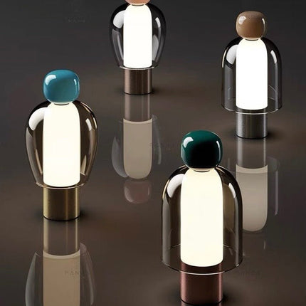 Dimmable Portable Cute Whimsy Eclectic Modern Table Lamp - Easy Peasy