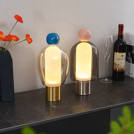 Dimmable Portable Cute Whimsy Eclectic Modern Table Lamp - Easy Peasy