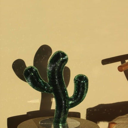 Disco Dancing Cactus, Whimsical Dopamine Decor, Quirky Decorative Obje