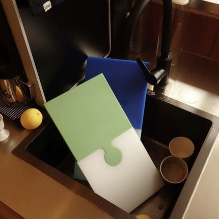 Dopamine Puzzle Cutting Board, Detachable Mould-Proof Serving Board