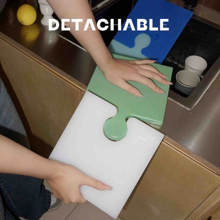 Dopamine Puzzle Cutting Board, Detachable Mould-Proof Serving Board