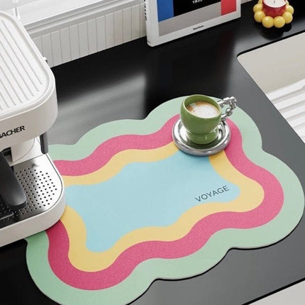 Dopamine Scalloped-edge Placemat Set Of 4 Pcs for Whimsical Table