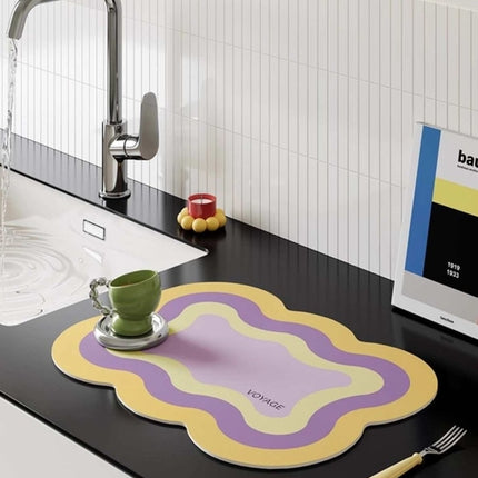 Dopamine Scalloped-edge Placemat Set Of 4 Pcs for Whimsical Table