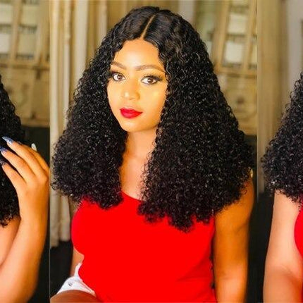 Beumax Double Drawn 12A Grade Pixie Curl BUNDLES with CLOSURES &