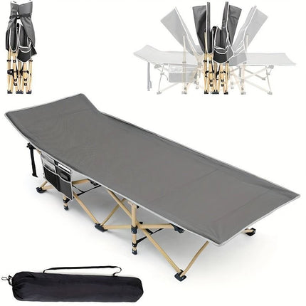 75-inch heavy-duty queen-size folding bed, 10-leg design for stable
