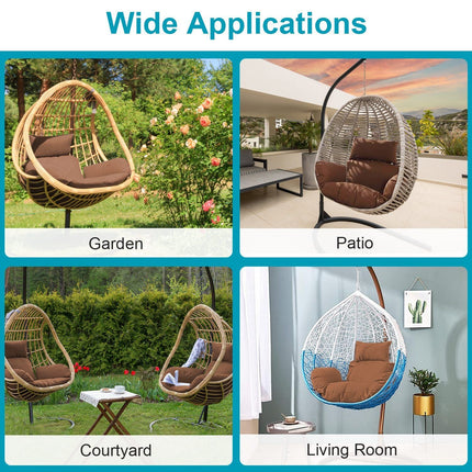 Egg Chair Cushion Hanging Basket Seat Cushion Thicken Soft Egg Swing