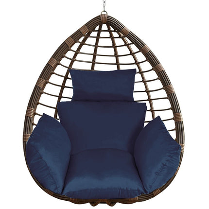 Egg Chair Cushion Hanging Basket Seat Cushion Thicken Soft Egg Swing