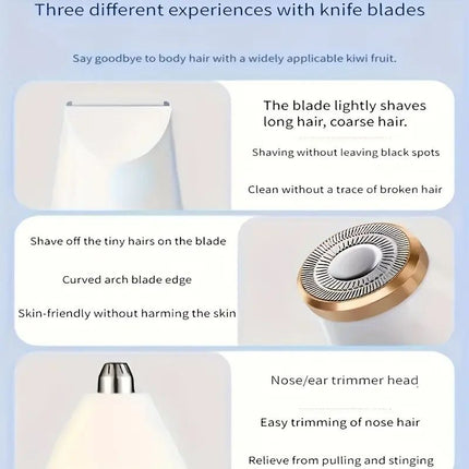 Multi-function Hair Removal Body Shaver Painless Epilator Hair Remover