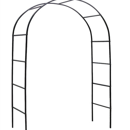 78"H x 45"W Metal Garden Arch Trellis; Adjustable Arbor Trellis for