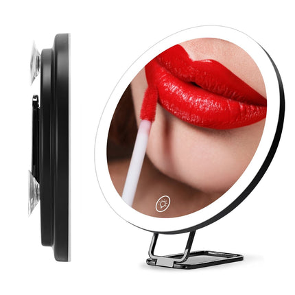 30X Magnifying Mirror With Light 3 Colors Dimmable Brightness Included