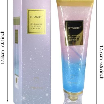 Niacinamide Whitening Toothpaste, Utogru Teeth Radiant Whitening