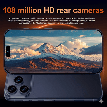 5G Android 15 Smartphone, 6.8' FHD+ Display, 8GB RAM + 256GB Storage,