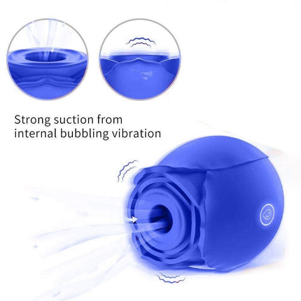 Discreet 10 Speed Personal Massage Rose Vibrator sucking Massager for