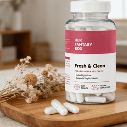 Her Fantasy Box Fresh & Clean Boric Acid Vaginal Suppositories | 30