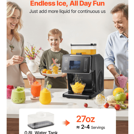 Snowflake Ice Maker-44-pound 24-hour ice maker with stainless steel