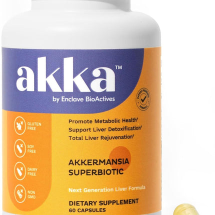 AKKA Premium Liver Cleanse Detox & Repair Superbiotic - Supports Liver