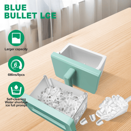 Automatic Ice Maker-50lbs/day capacity, 6-8 minute ice production, 9